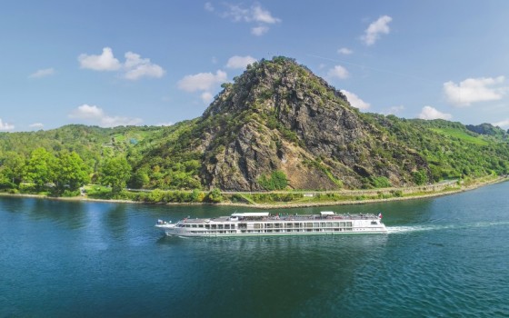 Réveillon du nouvel an dans la vallée du Rhin romantique